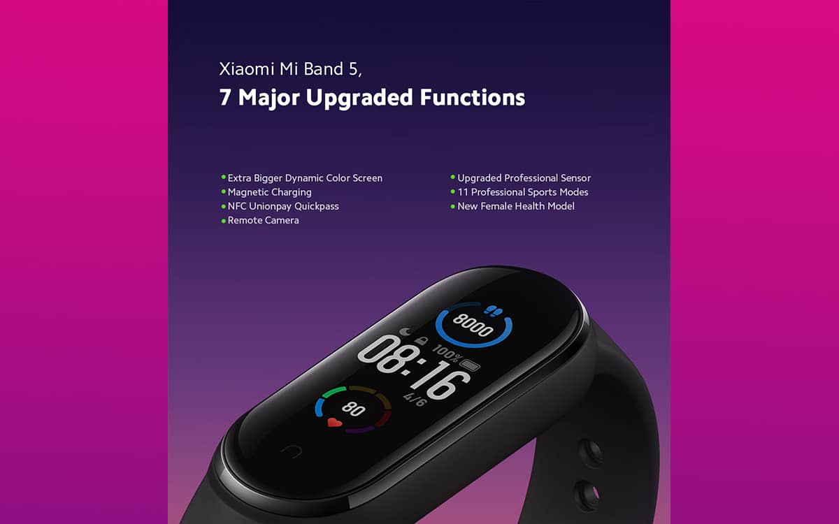 Xiaomi Mi Band 5 - 7 Major Upgraded Functions