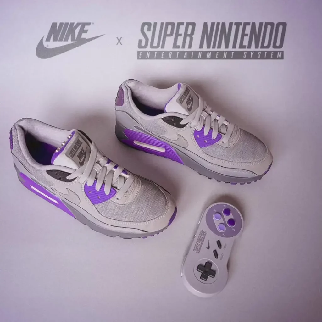 AIR SNES : une Air Max 90 qui cache une console dans sa languette